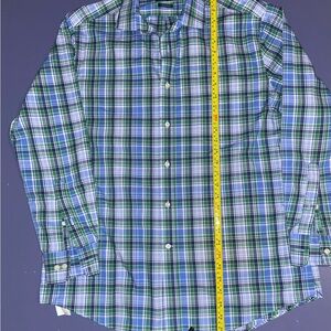 Lauren by Ralph Lauren  Blue and Green Plaid Shirt